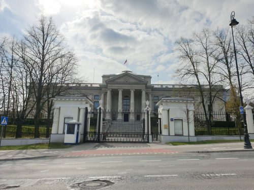 дворец Бельведер в Варшаве